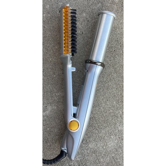 InStyler Rotating Iron Hair Straightener & Curler 2 in 1 Multi Hair Styling Tool - Picture 1 of 4